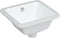 vidaXL - Wastafel - rechthoekig - 30,5x27x14 - cm - keramiek - wit