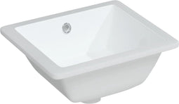 vidaXL - Wastafel - rechthoekig - 36x31,5x16,5 - cm - keramiek - wit