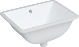 vidaXL - Wastafel - rechthoekig - 47,5x35x19,5 - cm - keramiek - wit