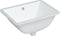 vidaXL - Wastafel - rechthoekig - 47,5x35x19,5 - cm - keramiek - wit