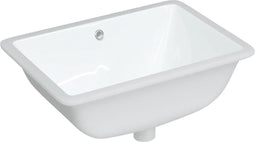 vidaXL - Wastafel - rechthoekig - 55,5x37,5x19 - cm - keramiek - wit