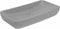vidaXL - Wastafel - rechthoekig - 71x38 - cm - keramiek - mat - lichtgrijs