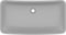 vidaXL - Wastafel - rechthoekig - 71x38 - cm - keramiek - mat - lichtgrijs
