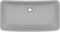 vidaXL - Wastafel - rechthoekig - 71x38 - cm - keramiek - mat - lichtgrijs