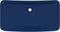 vidaXL - Wastafel - rechthoekig - 71x38 - cm - keramiek - mat - donkerblauw