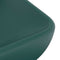 vidaXL - Wastafel - rechthoekig - 71x38 - cm - keramiek - mat - donkergroen