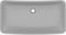 vidaXL - Wastafel - rechthoekig - 71x38 - cm - keramiek - mat - lichtgrijs