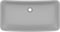 vidaXL - Wastafel - rechthoekig - 71x38 - cm - keramiek - mat - lichtgrijs
