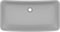 vidaXL - Wastafel - rechthoekig - 71x38 - cm - keramiek - mat - donkergrijs
