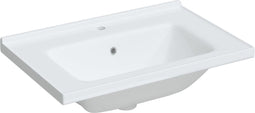vidaXL - Wastafel - rechthoekig - 71x48x19,5 - cm - keramiek - wit