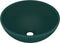 vidaXL - Wastafel - rond - 32,5x14 - cm - keramiek - mat - donkergroen