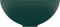 vidaXL - Wastafel - rond - 32,5x14 - cm - keramiek - mat - donkergroen