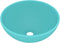 vidaXL - Wastafel - rond - 32,5x14 - cm - keramiek - mat - lichtgroen