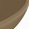 vidaXL - Wastafel - rond - 32,5x14 - cm - keramiek - matcrème