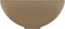 vidaXL - Wastafel - rond - 32,5x14 - cm - keramiek - matcrème