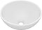 vidaXL - Wastafel - rond - 32,5x14 - cm - keramiek - matwit