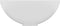 vidaXL - Wastafel - rond - 32,5x14 - cm - keramiek - matwit