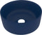vidaXL - Wastafel - rond - 40x15 - cm - keramiek - mat - donkerblauw