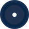 vidaXL - Wastafel - rond - 40x15 - cm - keramiek - mat - donkerblauw