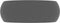 vidaXL - Wastafel - rond - 40x15 - cm - keramiek - mat - donkergrijs