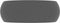 vidaXL - Wastafel - rond - 40x15 - cm - keramiek - mat - donkergrijs