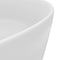 vidaXL - Wastafel - rond - 40x15 - cm - keramiek - mat - donkergrijs