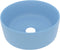 vidaXL - Wastafel - rond - 40x15 - cm - keramiek - mat - lichtblauw