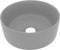 vidaXL - Wastafel - rond - 40x15 - cm - keramiek - mat - lichtgrijs