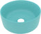 vidaXL - Wastafel - rond - 40x15 - cm - keramiek - mat - lichtgroen