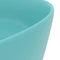 vidaXL - Wastafel - rond - 40x15 - cm - keramiek - mat - lichtgroen