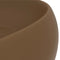 vidaXL - Wastafel - rond - 40x15 - cm - keramiek - matcrème