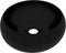 vidaXL - Wastafel - rond - 40x15 - cm - keramiek - matzwart
