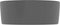 vidaXL - Wastafel - rond - 40x15 - cm - keramiek - matzwart