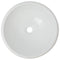 vidaXL - Wastafel - rond - 40x15 - cm - keramiek - wit