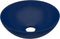 vidaXL - Wastafel - rond - keramiek - donkerblauw
