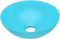 vidaXL - Wastafel - rond - keramiek - lichtgroen