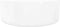 vidaXL - Wastafel - rond - wit - 40x15 - cm - keramiek