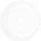 vidaXL - Wastafel - rond - wit - 40x15 - cm - keramiek