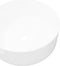 vidaXL - Wastafel - rond - wit - 40x15 - cm - keramiek