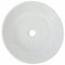 vidaXL - Wastafel - rond - wit - 40x15 - cm - keramiek