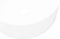 vidaXL - Wastafel - rond - wit - 40x15 - cm - keramiek
