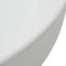 vidaXL - Wastafel - rond - wit - 41,5x13,5 - cm - keramiek