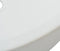 vidaXL - Wastafel - rond - wit - 42x12 - cm - keramiek