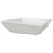 vidaXL - Wastafel - vierkant - wit - 41,5x41,5x12 - cm - keramiek