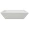 vidaXL - Wastafel - vierkant - wit - 41,5x41,5x12 - cm - keramiek