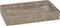 vidaXL - Wastafel - wandgemonteerd - 38x24x6,5 - cm - marmer - grijs