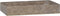 vidaXL - Wastafel - wandgemonteerd - 38x24x6,5 - cm - marmer - grijs
