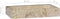 vidaXL - Wastafel - wandgemonteerd - 38x24x6,5 - cm - marmer - crèmekleurig