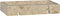 vidaXL - Wastafel - wandgemonteerd - 38x24x6,5 - cm - marmer - crèmekleurig
