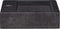 vidaXL - Wastafel - wandgemonteerd - 38x24x6,5 - cm - marmer - zwart